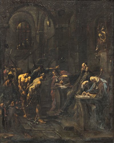 Torture Scene by Alessandro Magnasco